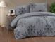 Фото №1 из 2 товара Новогодний комплект постельного белья Фланель Cotton Collection Yil Grey