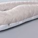 Фото №5 из 5 товара Стеганная наволочка на подушку для беременных Ideia Comfortable U-Shaped Серый-белый