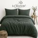 Фото №1 з 2 товару Комплект постільної білизни La Maison Stonewashed Mariella Forest Варена Бавовна 41147