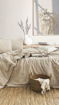 Фото Комплект постельного белья Вареный Хлопок Saheser Jacquard Salve Bej