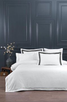 Фото Постільна білизна La Romano Silk Satin Perry Steelgrey 40780