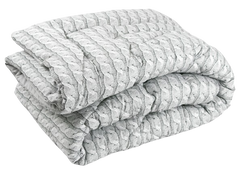 Фото Зимнее силиконовое одеяло Grey Braid