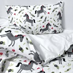 Фото Комплект постільної білизни в дитяче ліжечко Муслін SoundSleep Unicorn Єдиноріг