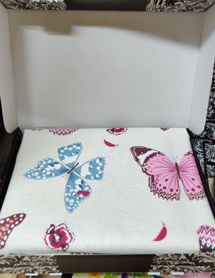Фото Комплект постільної білизни ТМ TAG Сатин Pink Butterfly Рожеві Метелики