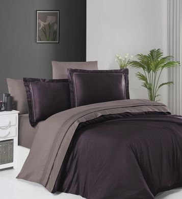 Фото Сатиновое постельное белье First Choice Deluxe Satin Dark Serenity Purple Lilac