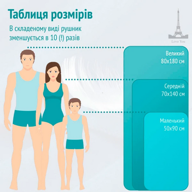 Фото Спортивний рушник Love You Sport Рожевий