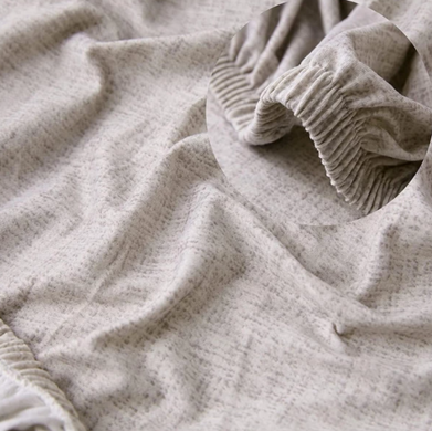 Фото Універсальний трикотажний чохол на тримісний диван Line Gray Cream 102-4 Love You 81172