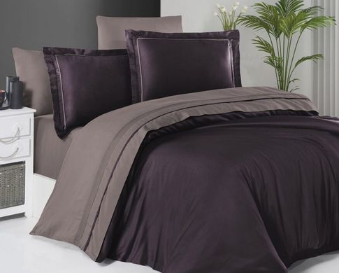 Фото Сатиновое постельное белье First Choice Deluxe Satin Dark Serenity Purple Lilac