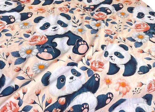 Фото Комплект постільної білизни Бязь Люкс Panda Love 101455 Selena Селена