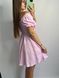 Фото №7 з 11 товару Романтична рожева сукня-корсет з мусліну 136/23 рожевий