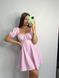 Фото №4 из 11 товара Романтическое розовое платье-корсет из муслина