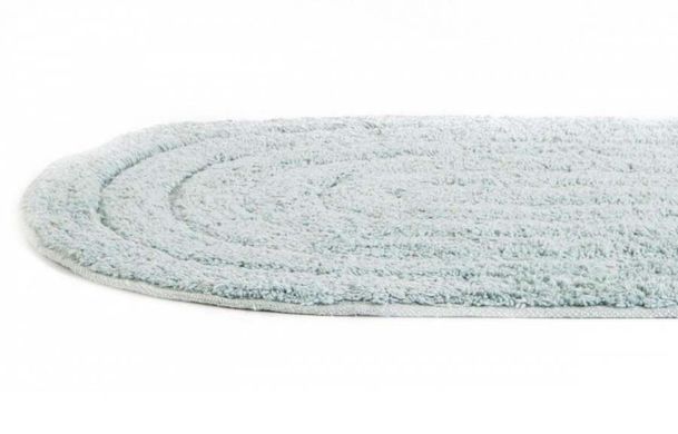 Фото Набір овальних килимків у ванну Shalla Edna Mavi Блакитний