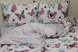 Фото №2 из 6 товара Комплект постельного белья ТМ TAG Сатин Pink Butterfly Розовые Бабочки