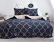Фото №4 з 4 товару Комплект постільної білизни ТМ TAG Сатин S487 Royal Patterns TAG satin (1,5-sp)-497