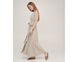 Фото №6 з 9 товару Жіноча довга лляна сукня на запах SoundSleep Linen Натуральна