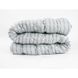 Фото №4 из 9 товара Зимнее силиконовое одеяло Grey Braid