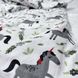 Фото №4 з 8 товару Комплект постільної білизни в дитяче ліжечко Муслін SoundSleep Unicorn Єдиноріг