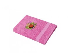 Фото Полотенце кухонное махровое Lotus Sun Apple 100% Хлопок Розовое