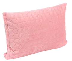 Фото Велюровий чохол на подушку Руно Velour Rose Рожевий