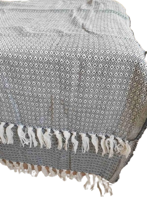 Фото Покривало-пештемаль  піке TAC Сіре з білим