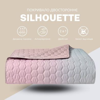 Фото Покривало стьобане Silhouette &trade; Ideia Пудра 8-35590*004 8-35591*004