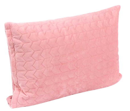 Фото Велюровий чохол на подушку Руно Velour Rose Рожевий