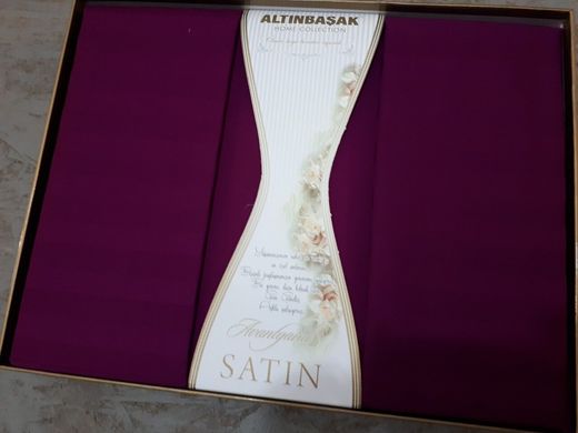Фото Комплект постільної білизни Mor Sateen Stripe сатин жакард Altinbasak