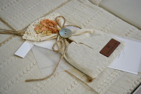 Фото Комплект постільної білизни Муслін Pupilla Muslin Milla Bej хм41403