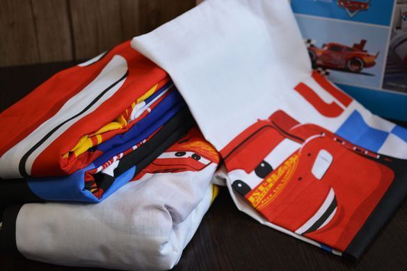 Фото Комплект постельного белья TAC Disney 100% Хлопок Cars Race