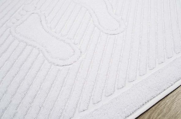 Фото Рушник-килимок махровий для ніг Iris Home 100% Бавовна 700г Білий