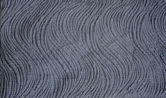 Фото Жаккардовый чехол для углового дивана Волна Серый