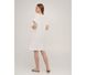 Фото №4 з 7 товару Жіноча коротка лляна сукня SoundSleep Linen Біла