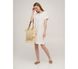 Фото №6 з 7 товару Жіноча коротка лляна сукня SoundSleep Linen Біла