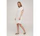 Фото №1 з 7 товару Жіноча коротка лляна сукня SoundSleep Linen Біла