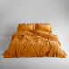 Фото №1 з 3 товару Постільна білизна Limasso Stonewashed Exclusive Mustard Варена Бавовна