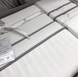 Фото №5 из 5 товара Комплект постельного белья First Сhoice Сатин De Luxe Stripe Style Beyaz Белый