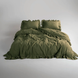 Фото №1 из 9 товара Комплект постельного белья Limasso Stonewashed Exclusive Вареный Хлопок Capulet Olive
